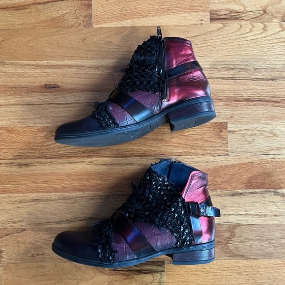 UNITY IN DIVERSITY Lauper Mixed Media Boots 37 - Picture 4 of 8